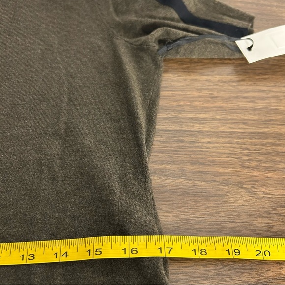 NWT Paraphrase Green Sheath Midi Dress Crew Neck Short Sleeve M - Picture 8 of 10